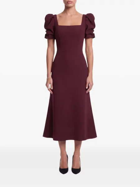 Rochie midi Post Meridiem roșu