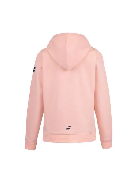 Bluza z kapturem Babolat różowa