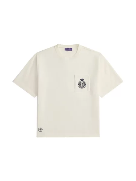 Póló Ralph Lauren Purple Label autogrammal fehér