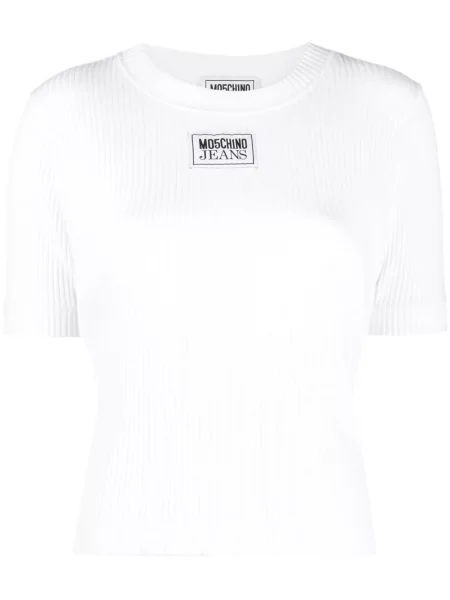 Top Moschino Jeans tricotate cu autograf