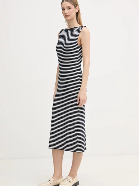 Tommy Hilfiger obleka viskozna modra
