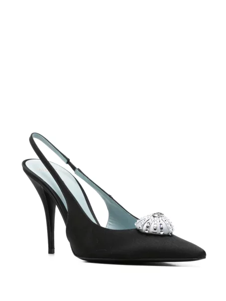 Pantofi cu toc Valentino Garavani slingback negru