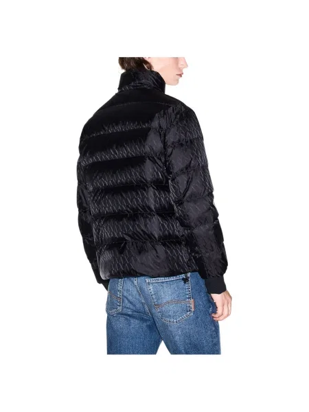 Páperová bunda Armani Exchange čierna
