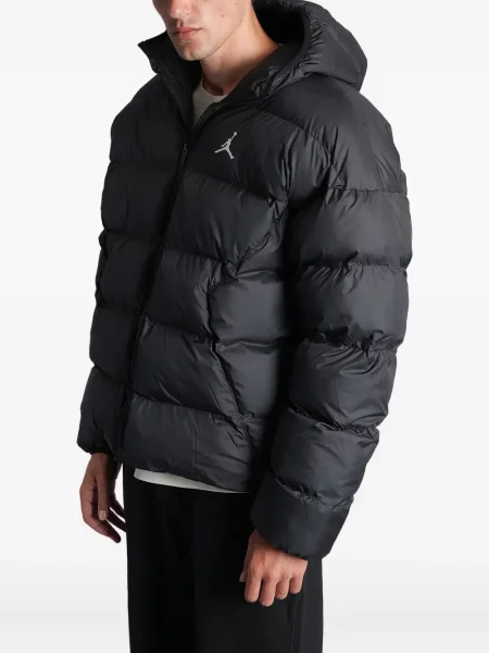 Hanorac cu glugă Nike din piele de căprioară negru