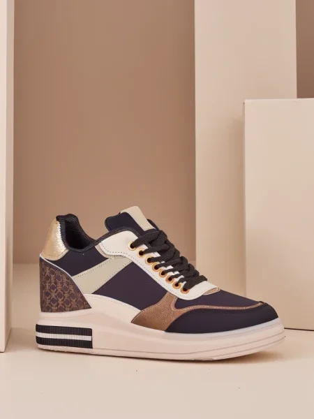 Sneakerși Resti cu pană albastru