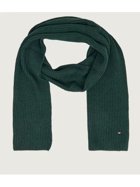 Tommy Hilfiger Șal cu adaos de cașmir verde