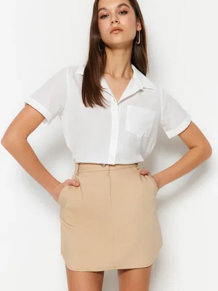 Fusta mini Trendyol cu strasuri