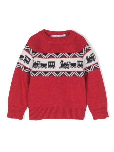 Sweter dziecięcy Patachou czerwony