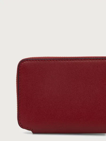 Tommy Hilfiger Portfel Th Leather Med Za Wallet czerwony