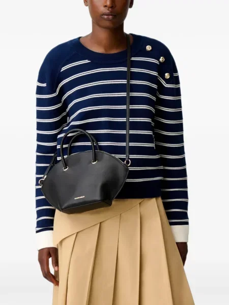 Inel Claudie Pierlot din piele negru