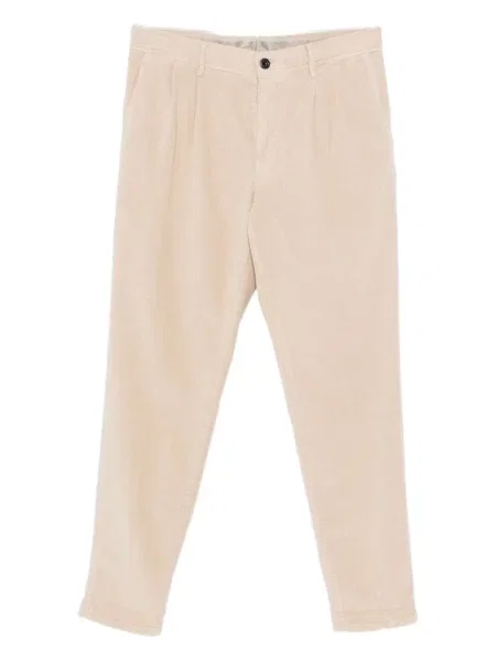 Pantaloni Incotex de catifea cord plisate