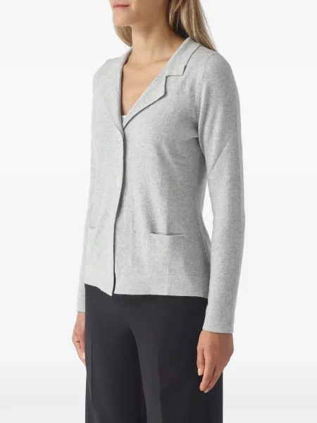 Cardigan Gran Sasso cu rever gri