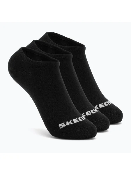 Gyerek zokni SKECHERS Non Terry No Show 3 pár black. Méret: EU fekete