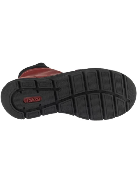 Botine Rieker roșu