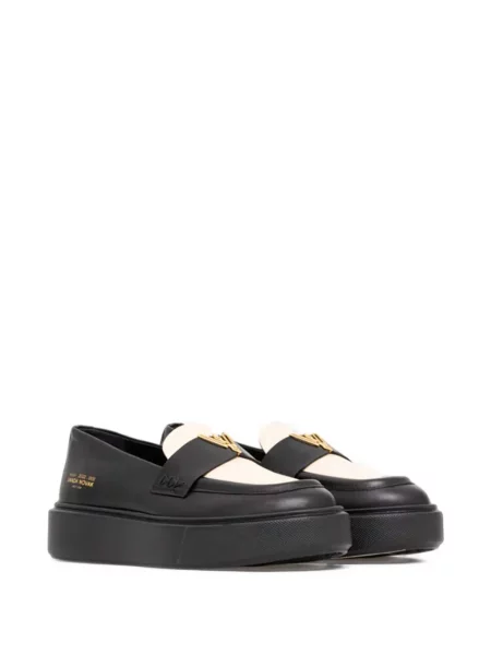 Loafers Vanda Novak με αυτόγραφο μαύρο