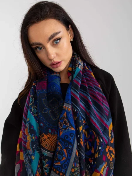 Fular Fashionhunters albastru