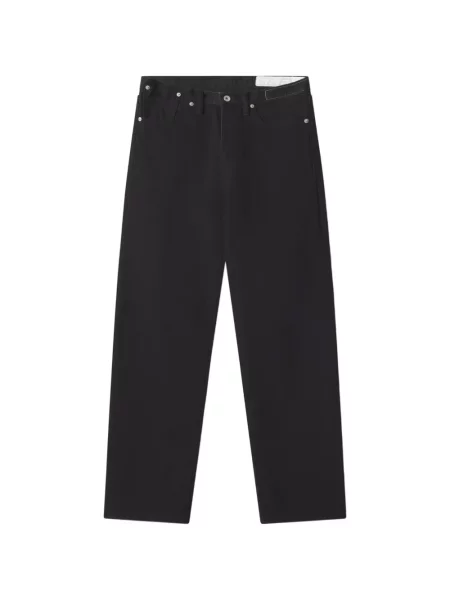 Blugi drepți Maison Kitsune negru