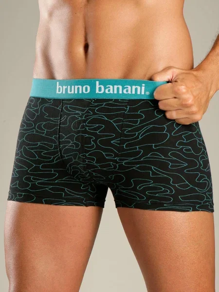 BRUNO BANANI Boxeri corai albastru închis negru