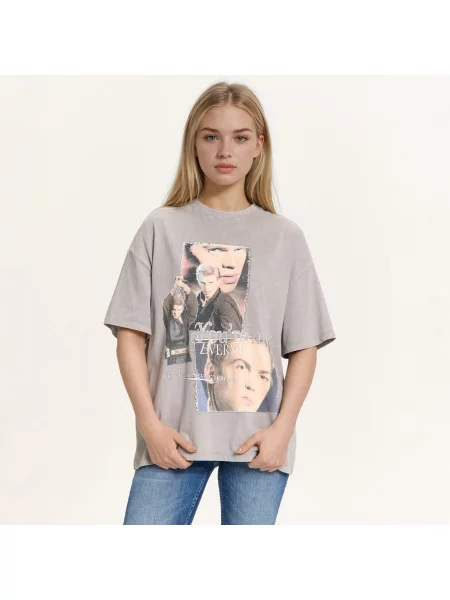 Футболка Cropp серая