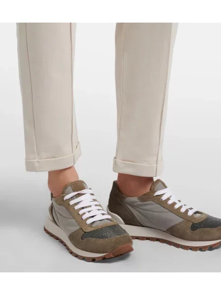 Pantaloni sport Brunello Cucinelli bej