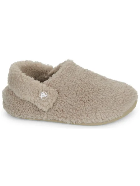 Papuci de casă copii Crocs bej
