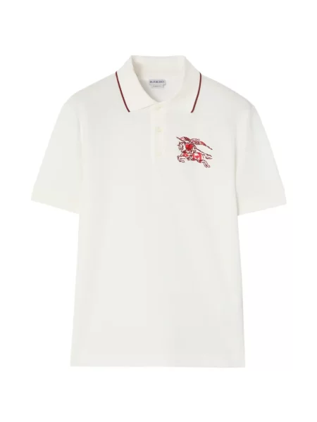 Tricou polo Burberry cu motiv cu inimi