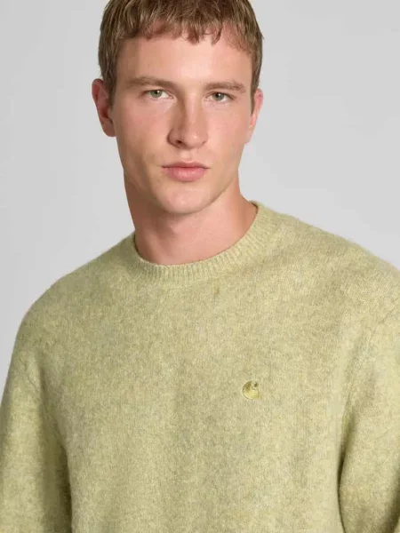 Carhartt Wip Swetry Mężczyzna L Sweter Tangled Phlox zielony