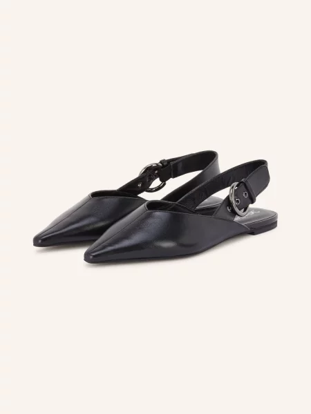 Jeffrey Campbell Baleríny Slingballerinas Scone / stříbrná černá