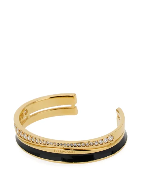 Brăţară Ferragamo de cristal auriu