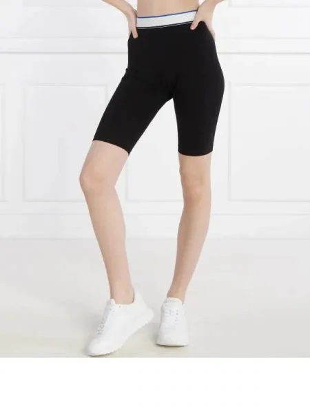 Hugo Blue Pantaloni scurți biker Nirandia_B negru