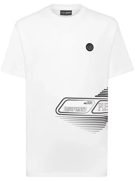 Tricou Plein Sport scurt alb