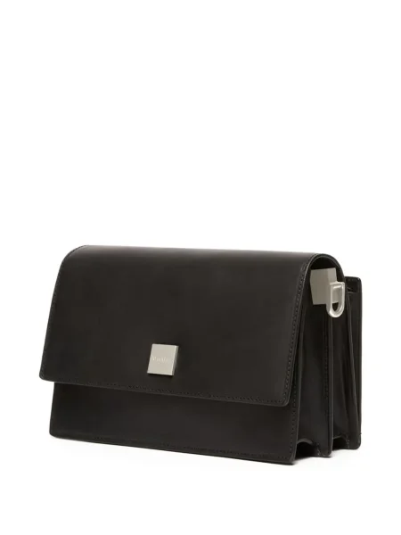 Geanta de piele Max Mara din piele negru