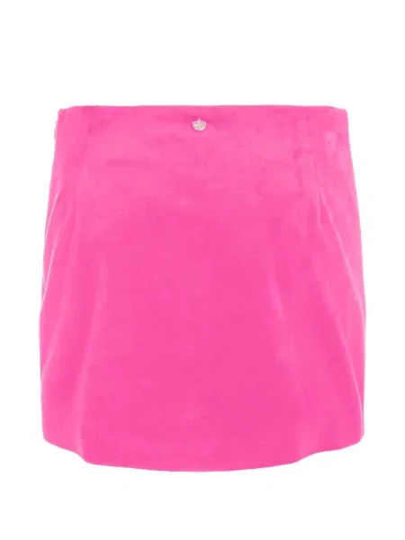 Spódnica Chiara Ferragni z autografem różowa