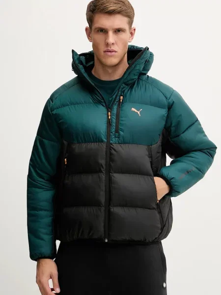 Яке Puma зимен модел зелено