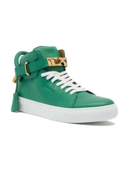 Buscemi De piele teniși alce verde