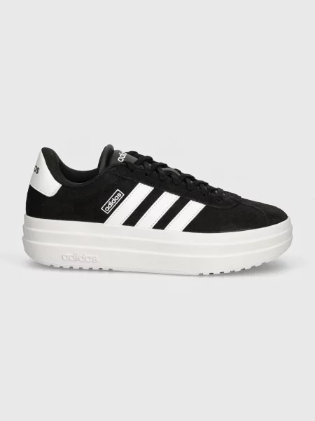 Adidas sneakersy zamszowe Vl Court czarny