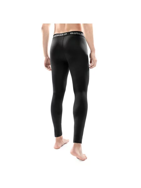Narciarskie legginsy termoaktywne Sporty zimowe Siroko Kulm czarne