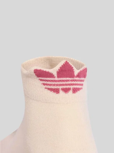 Skarpety z detal z logo w zestaw 2 szt. Adidas Originals różowe