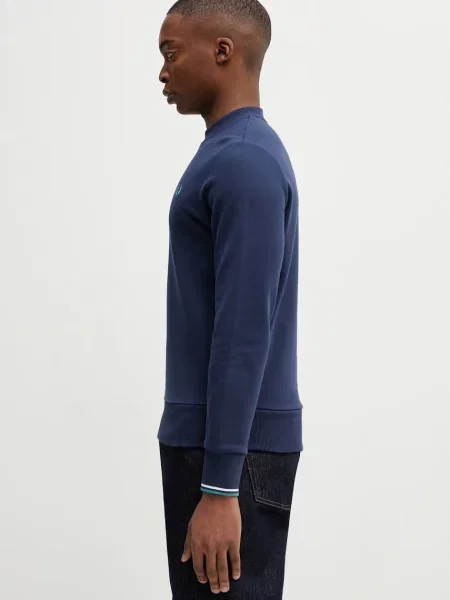 Geacă Fred Perry cu decolteu rotund albastru