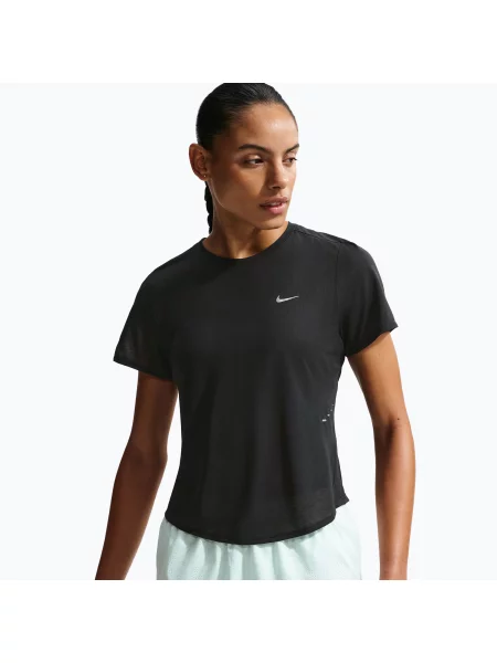Tricou de alergare pentru femei Nike Swift Breathe Dri-Fit black/photon dust/white alb