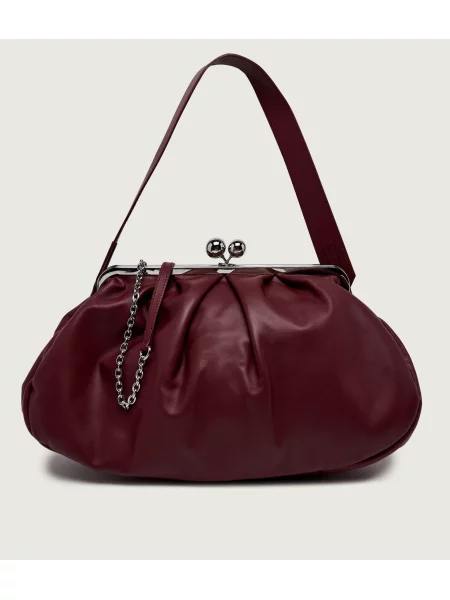 Weekend MaxMara De piele geantă pe umăr Pasticcino Provino