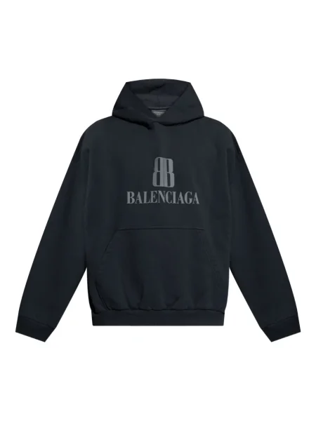 Mikina s kapucí Balenciaga černá