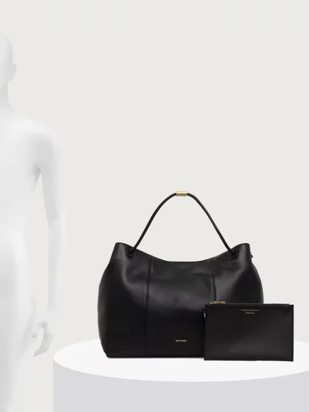 Trussardi сумка-шопер шкіряна