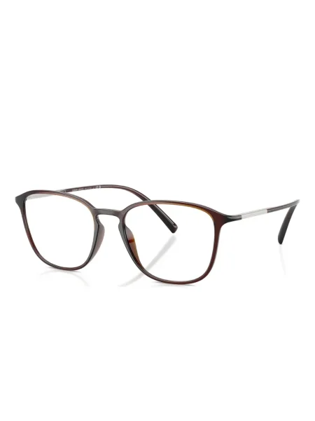 Ochelari de soare dreptunghiulari Giorgio Armani maro
