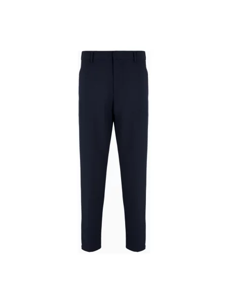 Spodnie Emporio Armani niebieskie
