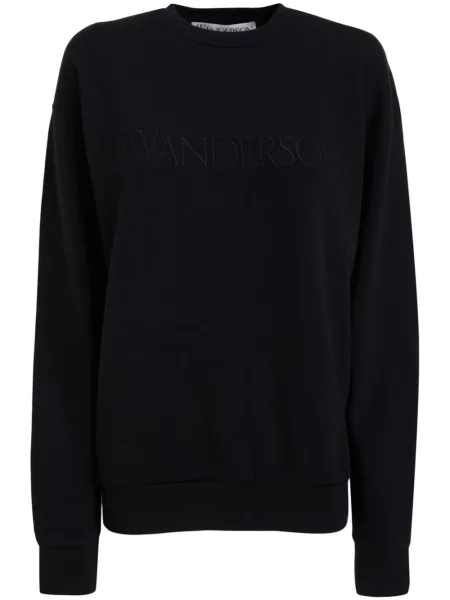 Hanorac Jw Anderson cu broderie negru