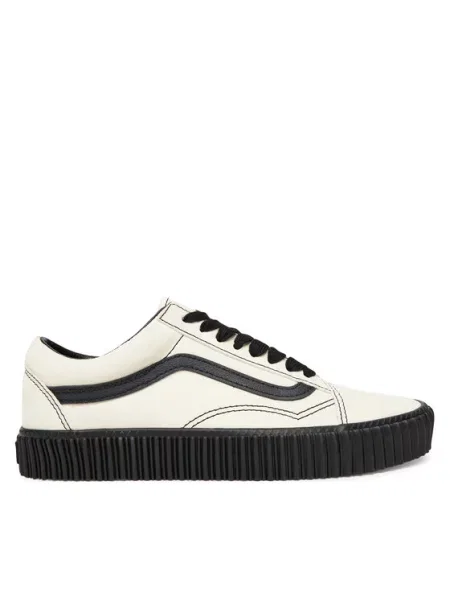 VANS Sportbačiai be auliuko Old Skool juoda / vilnos balta