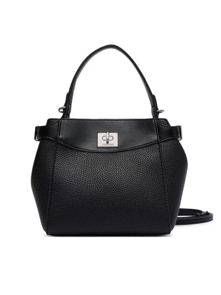 Torebka crossbody Calvin Klein skórzana czarna