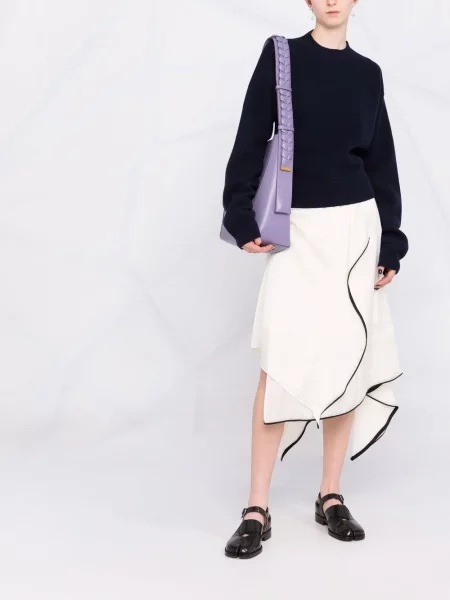 Ilgas megztinis Jil Sander mėlyna