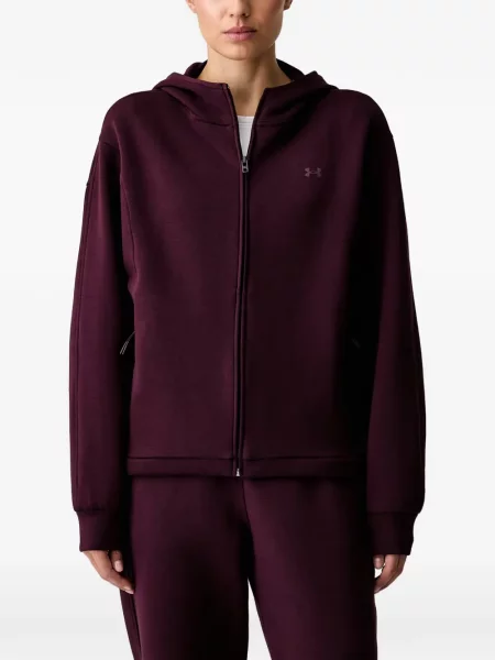 Hanorac cu glugă Under Armour din fleece violet